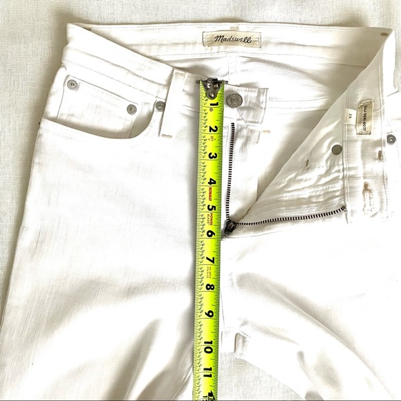 Madewell Cali Demi-Boot Jeans in Pure White - Picture 9 of 13